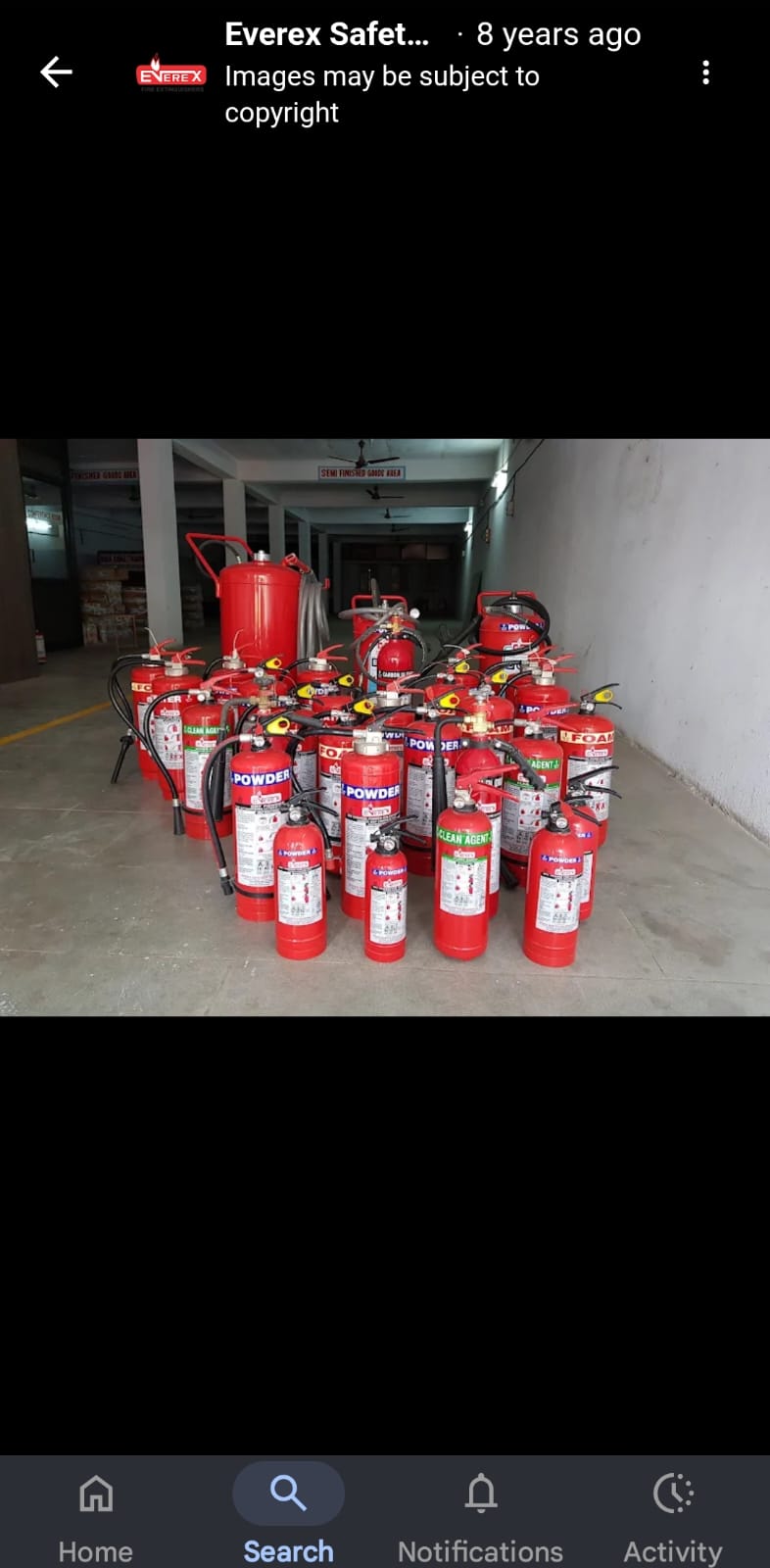Mobile Trolley Mounted Dry Powder Fire Extinguisher
